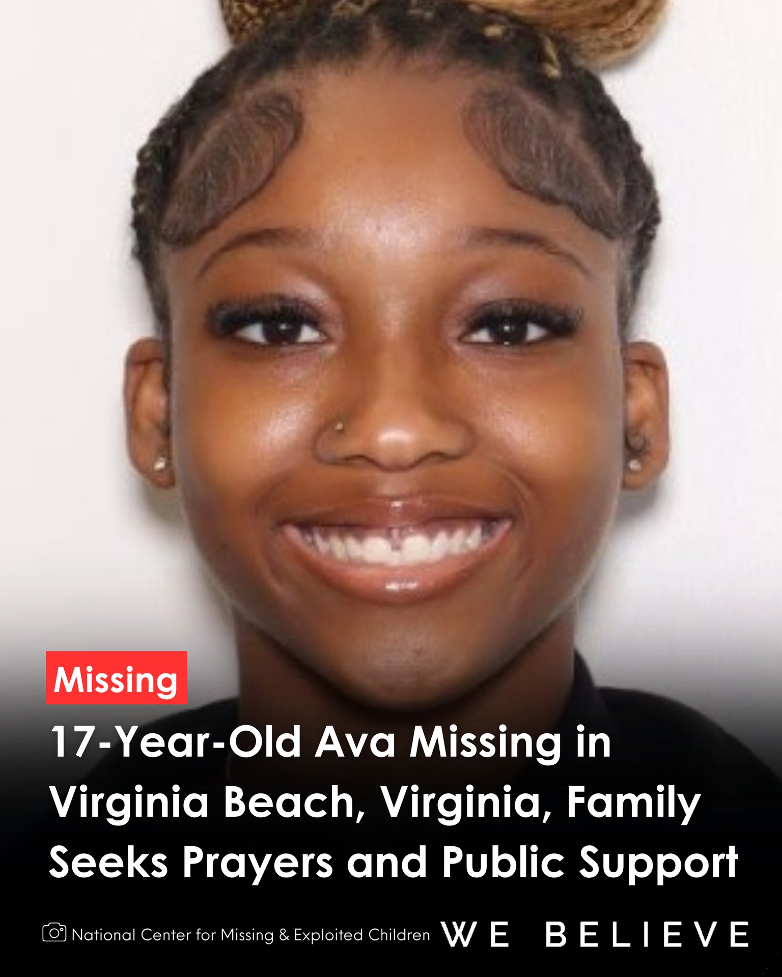 Ava Aldora Joi Long Virginia Beach VA Missing: